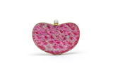 Heart of pearl clutch